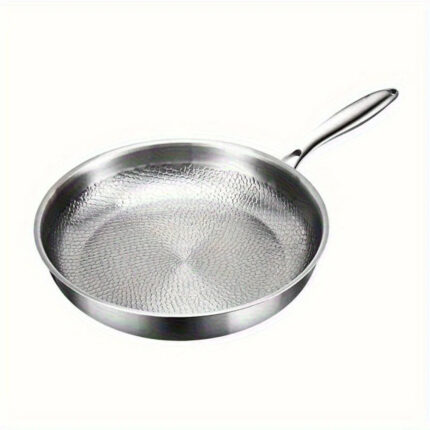 Fish Scale Hammered Titanium Frying Pan