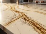 Cambria Clovelly Quartz | Copper & Brown Veined Countertops