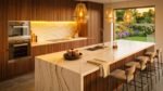 Cambria Clovelly Quartz | Copper & Brown Veined Countertops