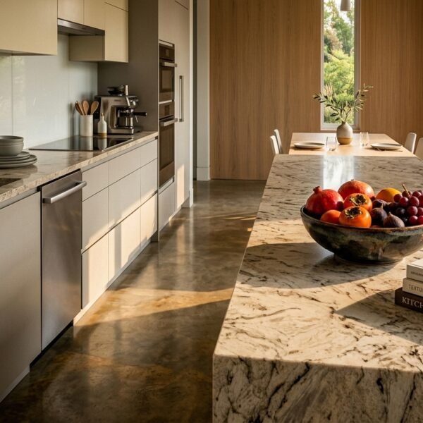 Calacatta Montreal Quartzite | White & Gray Veined Countertops