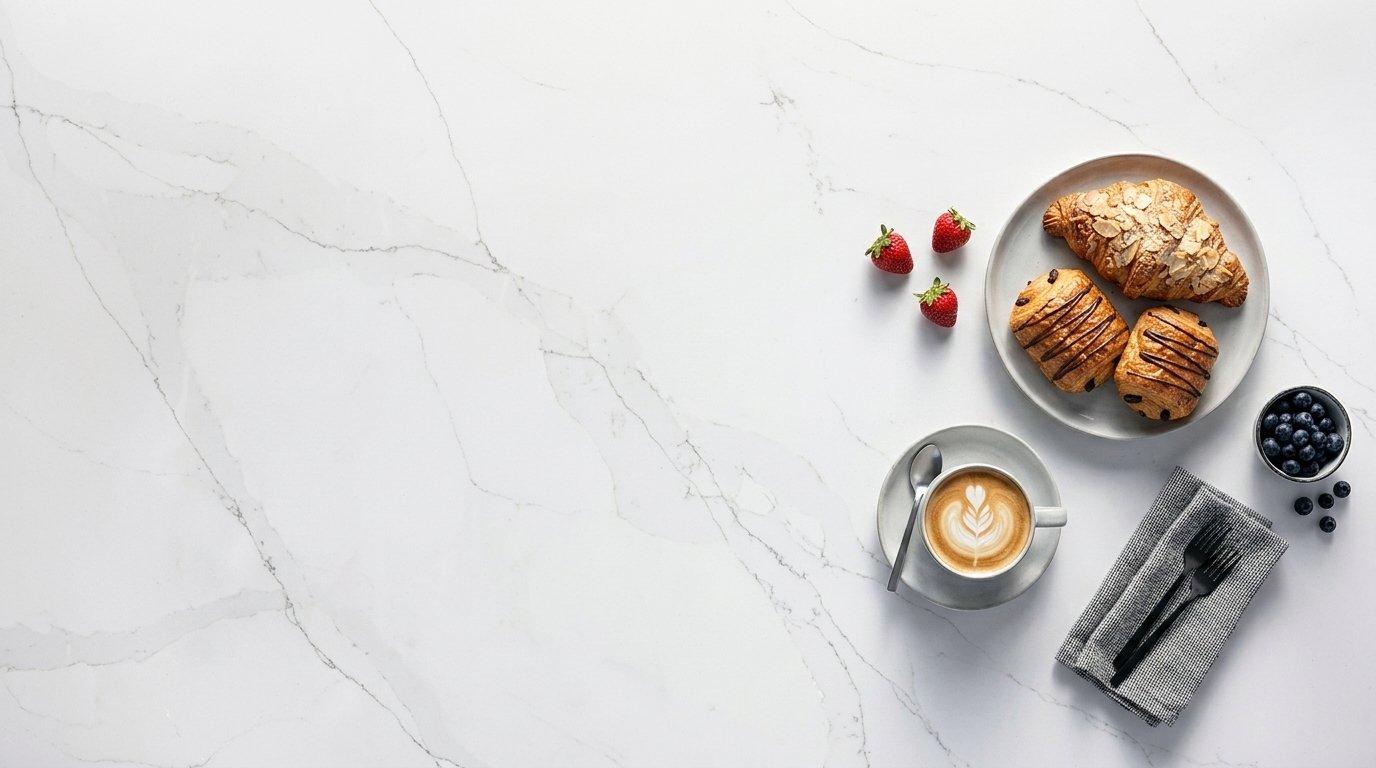 Blanca Statuarietto MSI Q Quartz | White Quartz for Kitchen & Bath